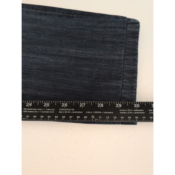 Kiton Selvedge Jean Men Size 34 (32x30)* Button Fly Straight Leg Dark Wash Italy - Picture 15 of 16